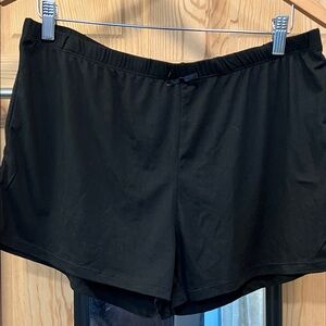 Cynthia Rowley Black Soft Sleep Shorts Sz L